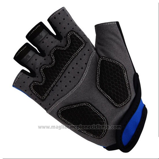 2015 Garmin Guanti Corti Ciclismo Blu